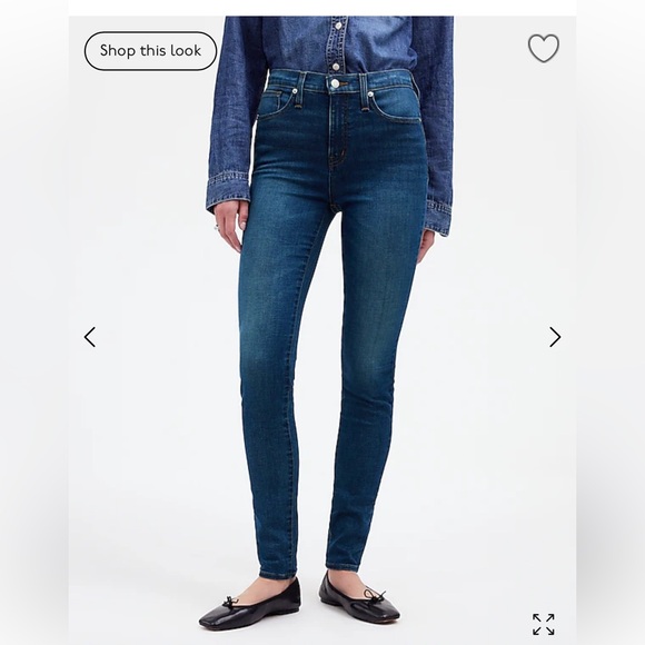 Madewell High Rise Skinny Jean - Picture 4 of 4